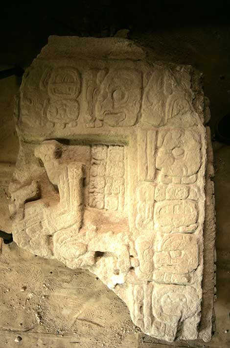 Maya Snake Queen Lady Ikoom as represented on Stela 43. 