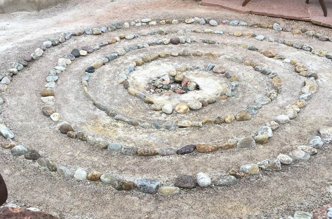 Spiral Medicine Wheel Ojo Caliente, NM. (Image: Courtesy © Dr Linda Tello)