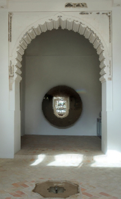 13th Century Moorish arch. Santa Clara Museum, Murcia, Spain.
