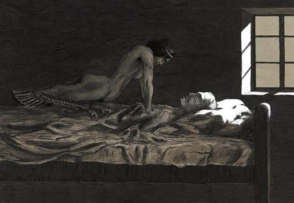 ‘My Dream, My Bad Dream’ (1915) by Fritz Schwimbeck.