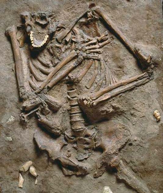 The Neanderthal remains found in the Kebara Cave, Israel. (The Subversive Archaeologist/CC BY ND 3.0)