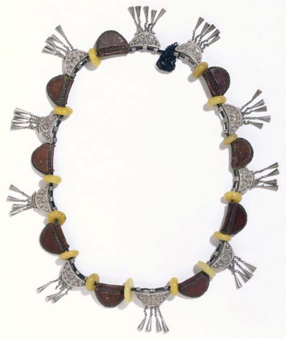 Necklace, before 1868, Ethiopia. Museum no. 408-1869.