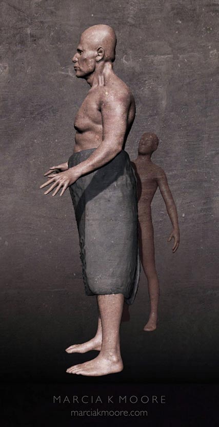 Artist’s representation of North American giant. Credit: Marcia K Moore / Ciamar Studio.