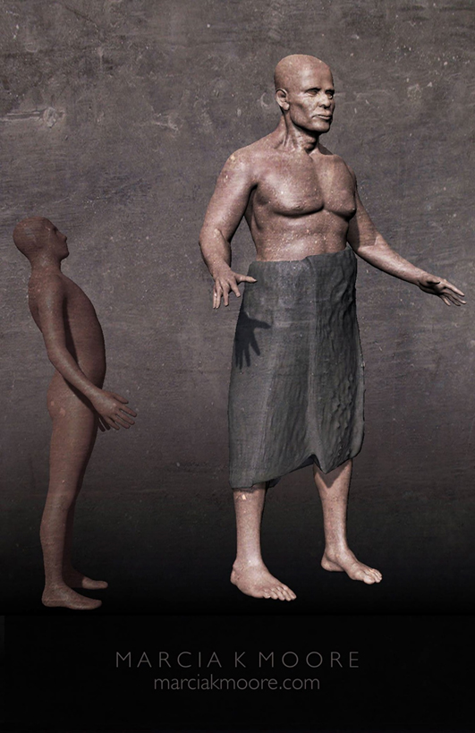 Artist’s representation of North American giant. Credit: Marcia K Moore / Ciamar Studio