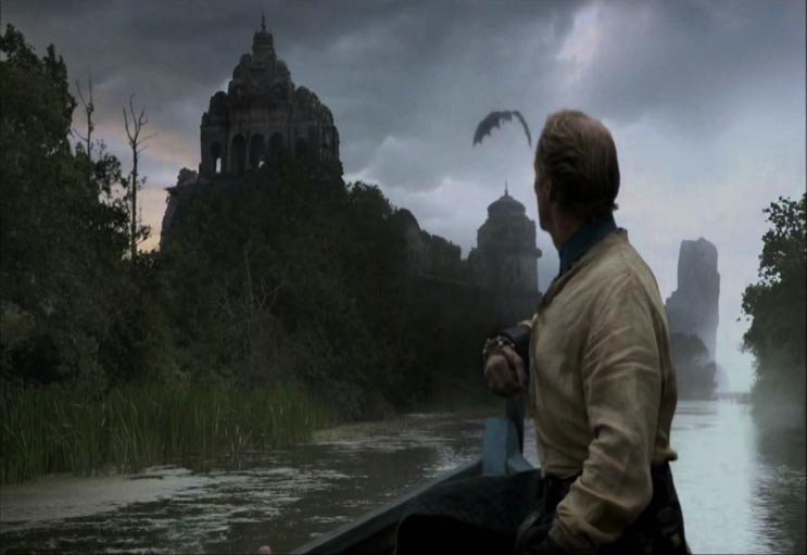 Screencap in Old Valyria from Game of Thrones (Youtube)