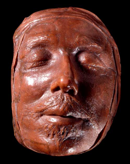 Wax copy of Oliver Cromwell’s death mask taken after the body had been embalmed. (Trustees of the British Museum / CC by SA 4.0). Oliver Cromwell (1599 – 1658 AD) was a notorious English commander and politician, who is regarded as one of the most important statesmen in English history. He remains a deeply controversial figure in both Britain and Ireland, due to his use of the military to first acquire, then retain political power, and the brutality and violence of his 1649 Irish campaign. Cromwell died on 3 September 1658, aged 59. His death was due to complications relating to a form of malaria, and kidney stone disease.