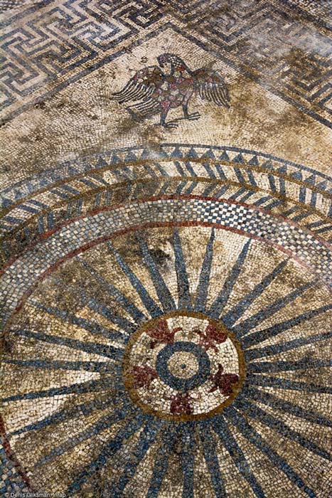 One of the mosaics had in one corner an eagle—a symbol of ancient Rome and many other regimes around the world through history. 