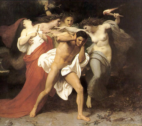 Orestes perseguido por las Furias
