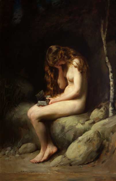 Pandora, by Thomas Benjamin Kennington. (Public domain)