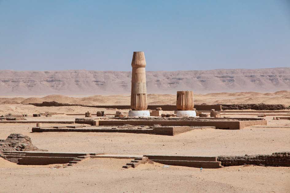 Parte de las ruinas de la ciudad de Amarna, Minya, Egipto. (Serguéi/Adobe Stock)