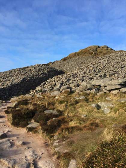Passage through the outer walls of Mither Tap Hillfort. Occupied as early as 1000 BC the fort occupies one of the 4 tops on Bennachie. © David Robinson /CC BY-SA 2.0)