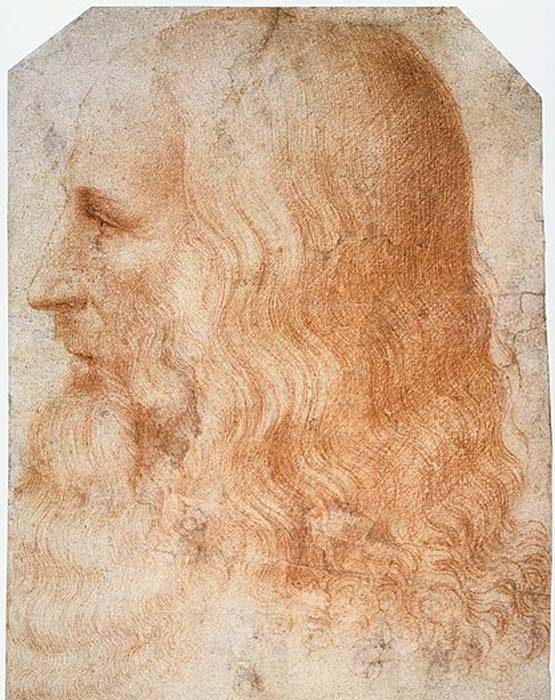 Portrait of Leonardo da Vinci by Francesco Melzi.