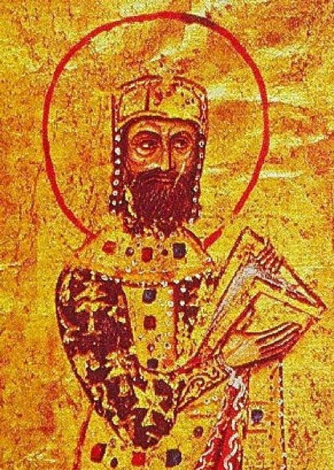 Portrait of the Byzantine Emperor Alexios I Komnenos (r. 1081-1118). (Public Domain)
