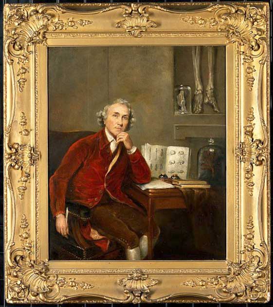 Retrato del cirujano, anatomista y ladrón de esqueletos, John Hunter. (CC POR 4.0)