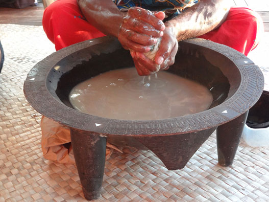 Preparation of the kava drink