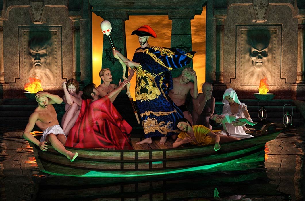 Charon accompanies the Souls across the Styx (CC0)