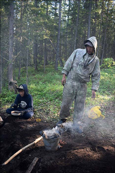Radiocarbon analysis links the fish supper to the Sumnaginskaya culture and it is believed to be around 8,000 years old. Pictures: Victor Dyakonov