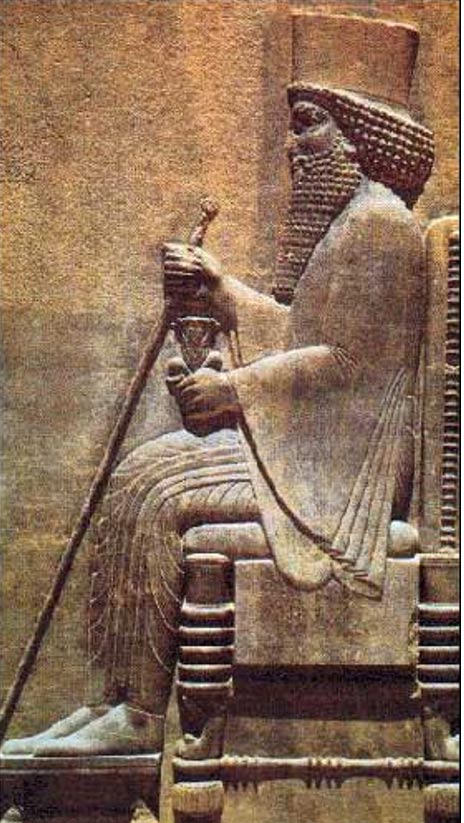 Relief carving of Darius the Great