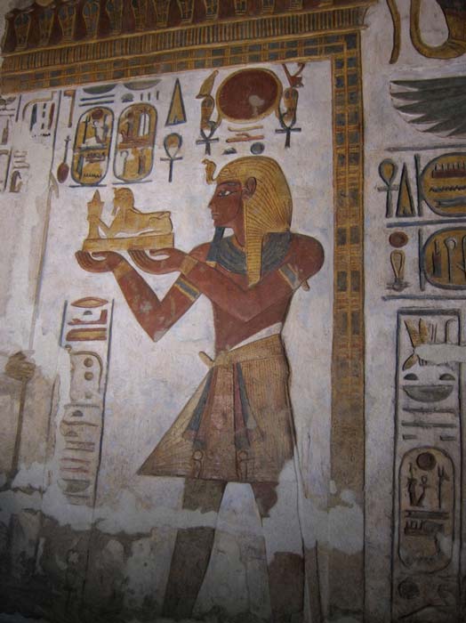 Relieve de Ramsés III del santuario del templo de Khonsu. (Asavaa/CC BY-SA 3.0)