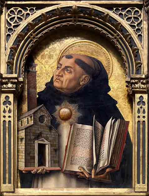 Saint Thomas Aquinas by Carlo Crivelli circa 1476. (Carlo Crivelli / CC BY 3.0)