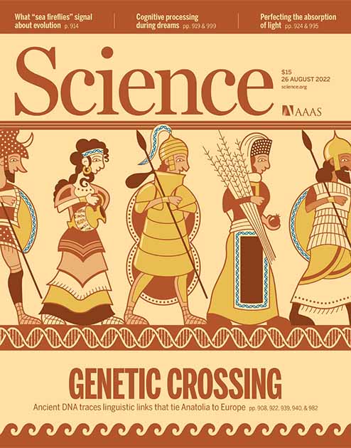 The ancient DNA science study featured on the cover of the current journal issue was exceptional in the field and included more than 200 contributors.  (science)