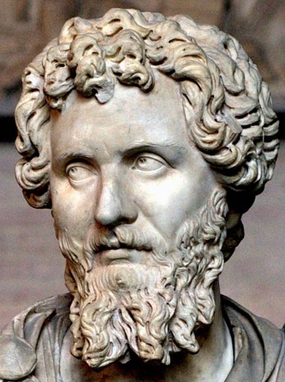 Bust of Septimius Severus (reign 193–211 AD).