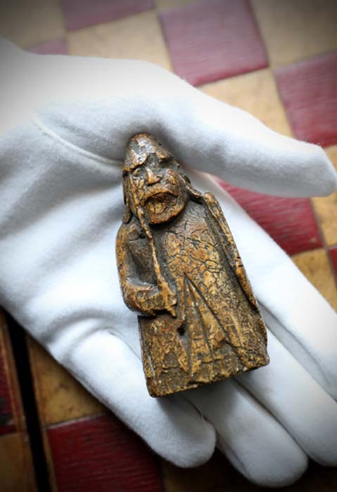 Sotheby’s examined the chess piece for six months. (Courtesy of Sotheby's)