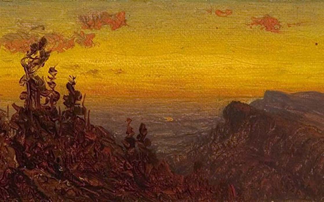 From the Shawangunk Mountains by S Gifford (1823 – 1880)