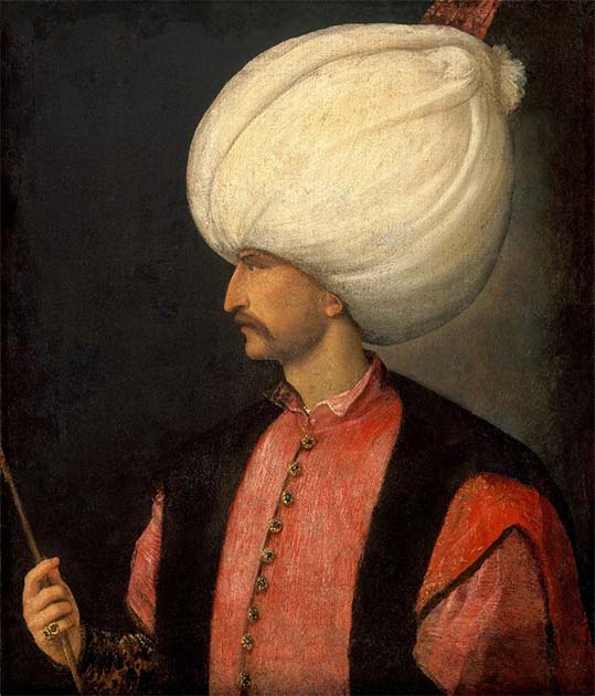 Suleiman I was the tenth and longest-reigning Sultan of the Ottoman Empire, from 1520 to his death in 1566. (Public domain)