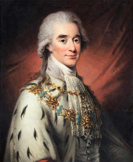 El conde sueco Axel Fersen en un retrato de Carl Frederik von Breda. (Carl Frederik von Breda / Dominio público)