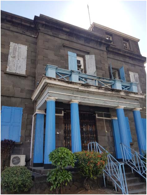 The old Civil Hospital, (1862) built on the site of the Bagne, a marooned slaves’ prison. (Image: Courtesy of the author)