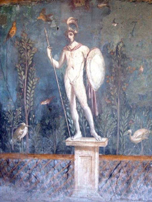 The ring depicts Roman god Mars holding his lance (CC by SA 2.5)