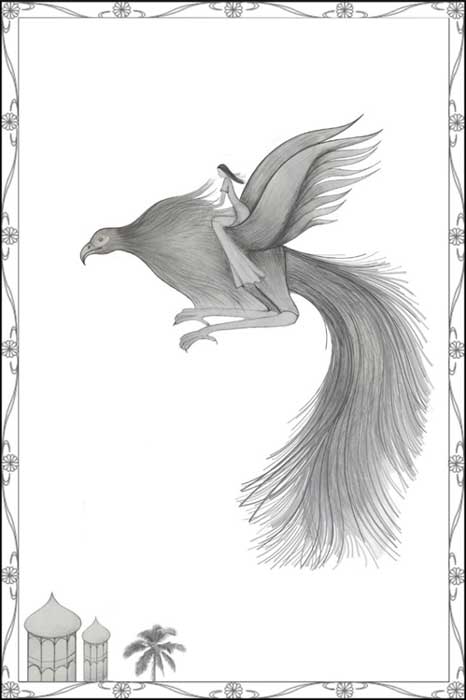 The shepherd said, “First, take Marigold and return her to the palace and her waiting family. Then, come back here and take the other prisoners.” The great bird did so. Credit: Saeid Shammass and Shaunie Shammass