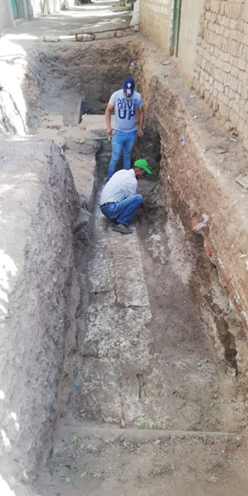 They also found walls running in various directions. (Ministry of Antiquities)