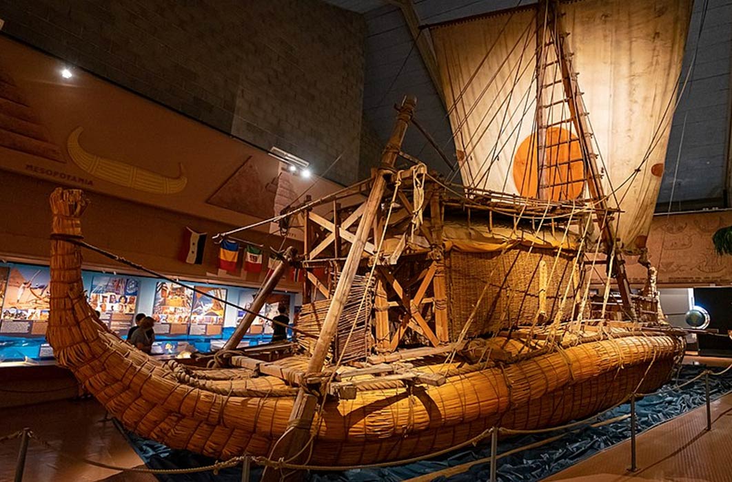 The Ra II in the Kon-Tiki Museum (Ralf Roletschek / Public Domain)