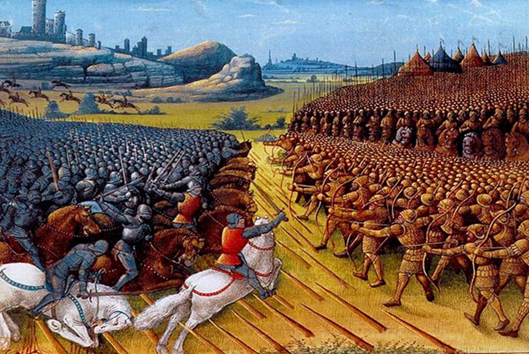 Painting of the Battle of Nicopolis – or the Crusade of Nicopolis; detail 