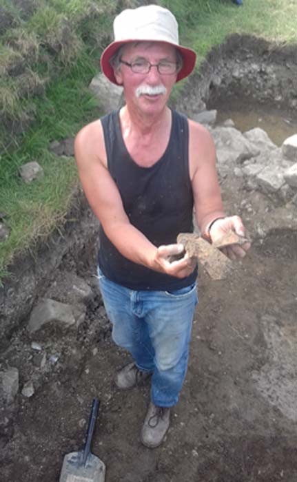 Very large sherds of Drogheda style pottery were discovered at the Norman Monastery. (Beaubec Excavations / Fair Use)