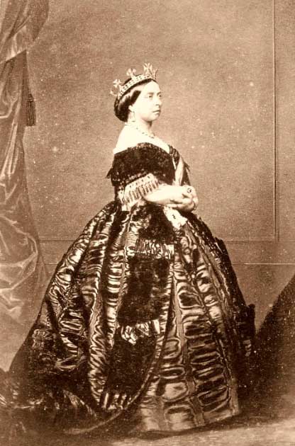Queen Victoria wore all black for over forty years mourning Prince Albert, and would never stop trying to contact him in the afterlife (Public Domain)