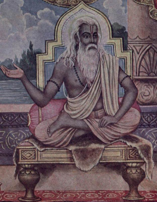 Vyasa, the sage who, according to tradition, composed the Upanishads. (Ramanarayanadatta astri / Public domain)