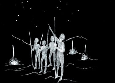  Australian Aboriginals recording astronomical phenomena 