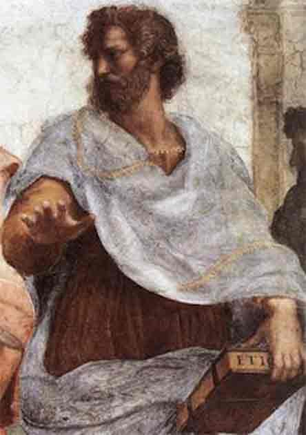 Aristotle, as painted by Raphael. (Public Domain)