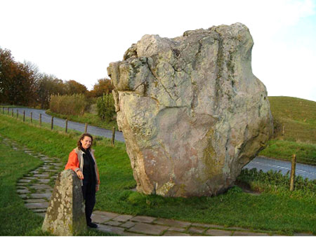 Avebury diamond shaped stone