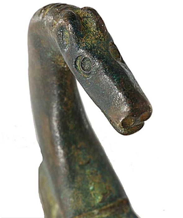 The Roman brooch is 2 inches (5 centimeters) long and in near perfect condition. (The Collection Museum in Lincolnshire)