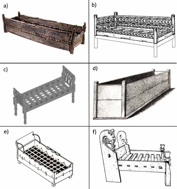 More than 70 bed burials were studied as part of the research, including beds found in Trossingen and Cologne Cathedral. (Historic England/Medieval Archaeology/CC BY 4.0)