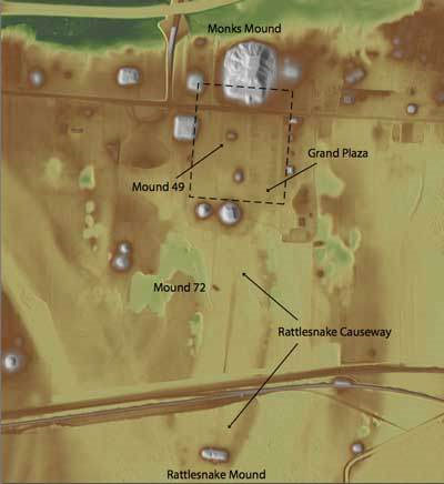 Ancient Cahokia Map