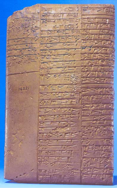 Mesopotamian clay tablet (3rd millennium BC) showing recipes for a natural soap. (Penn Museum / CC BY NC ND 4.0)