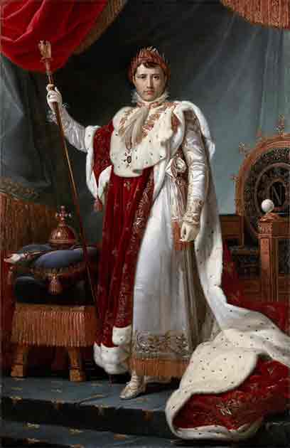 Napoleon I in Coronation Robes by François Gérard, 1805. (Public domain)