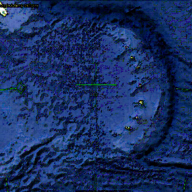 The crescent shaped islands in the southern hemisphere