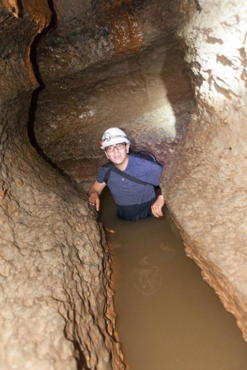 Chris wading through deep waters