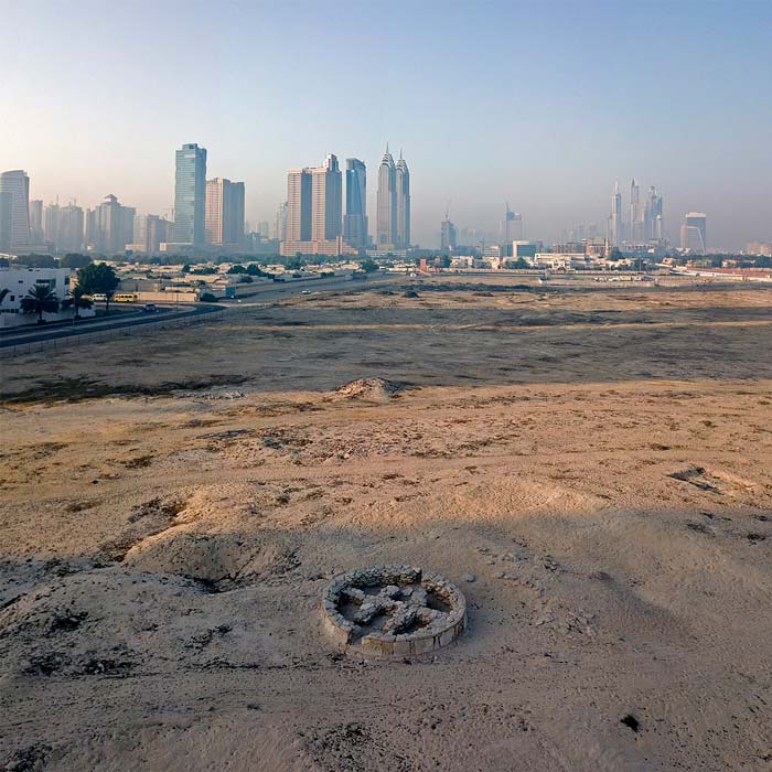 Un entierro distintivo de Umm Al Nar de la Edad de Bronce en el sitio arqueológico de Al Sufouh en Dubai. (Sahil.latheef / CC BY-SA 4.0)